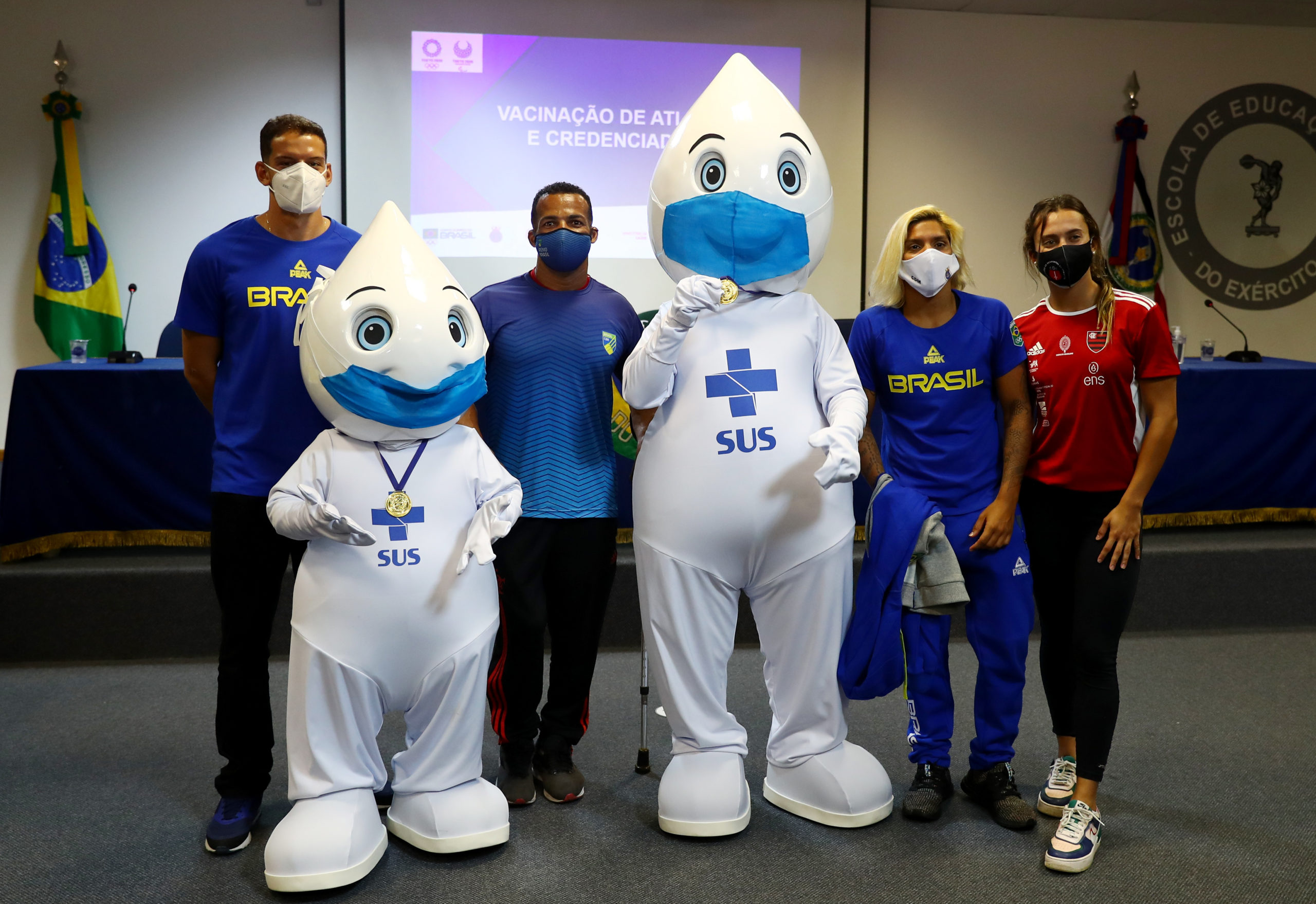Brazil begins mass vaccination of Tokyo-bound Olympians