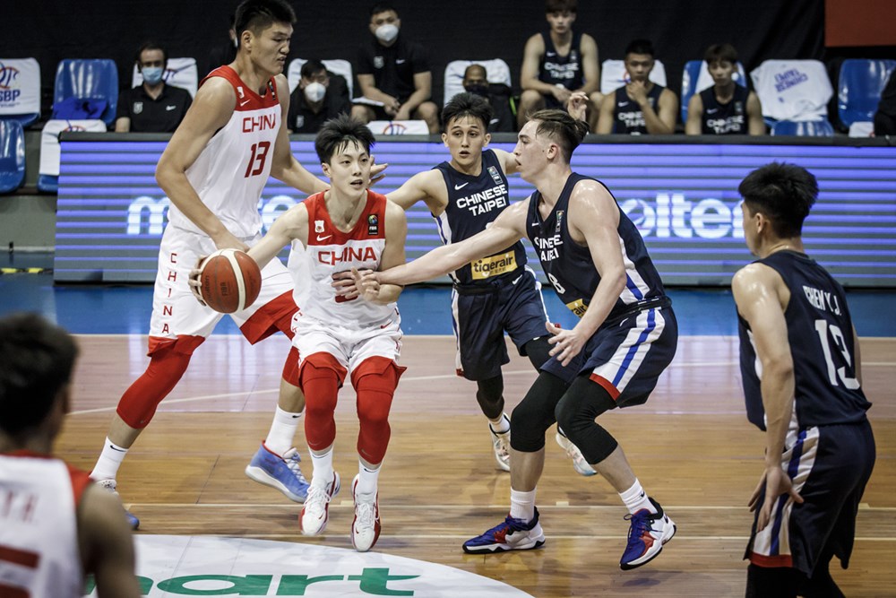 China vs Chinese Taipei in the Fiba Asia Cup qualifiers