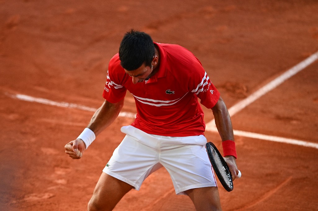 Novak Djokovic 2021 French Open final