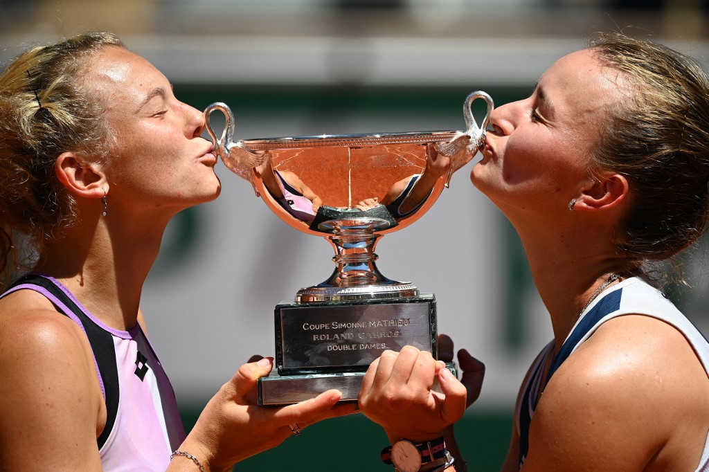 Barbora Krejcikova Katerina Siniakova French Open women's doubles
