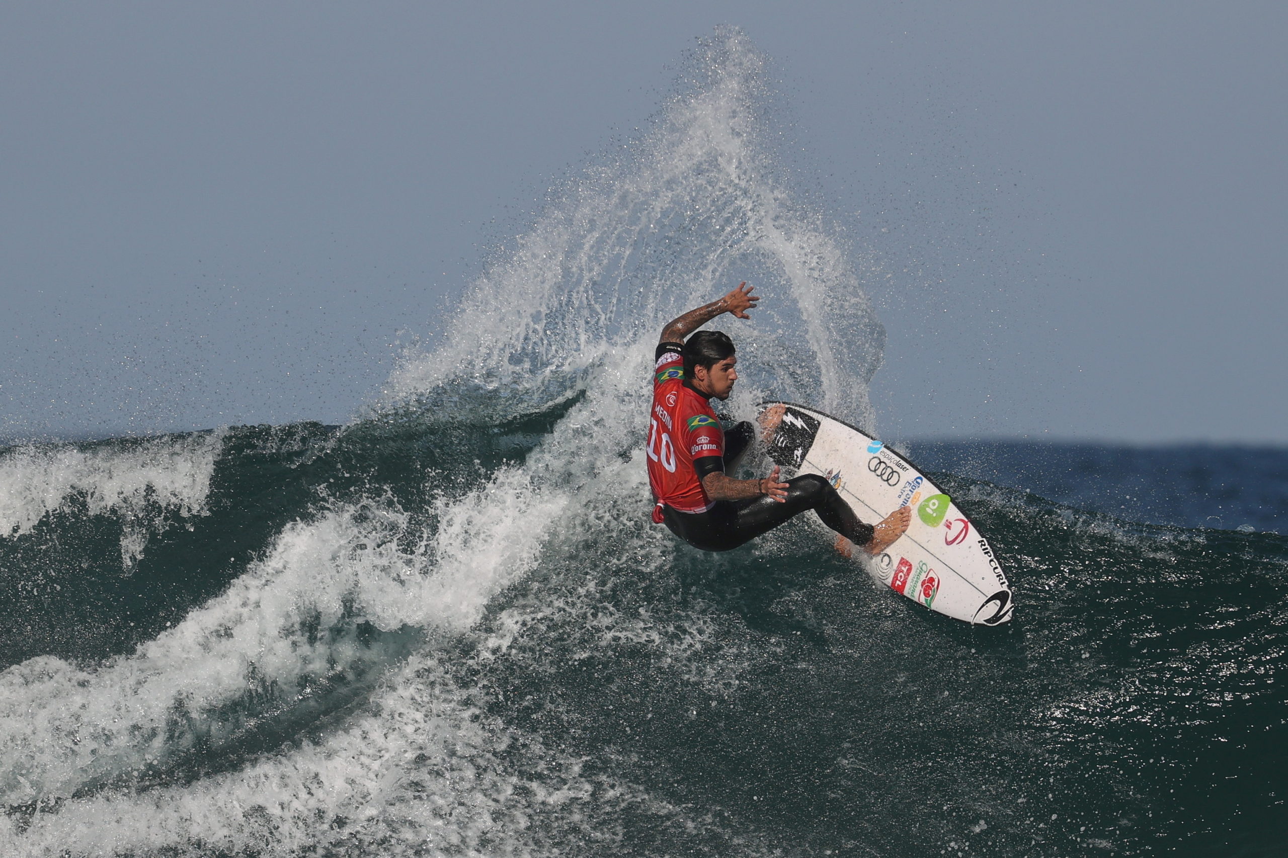 FILE PHOTO: Surfer Gabriel Medina, who is set to represent Brazil at the Tokyo 2020 Summer Olympic Games, competes at the Rip Curl Narrabeen Classic competition in the Narrabeen suburb of northern Sydney, Australia,