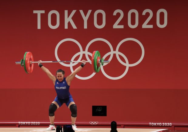 President Rodrigo Duterte is urged to confer to Hilidyn Diaz the Philippine Legion of Honor following her historic gold medal win in the Tokyo Olympics.