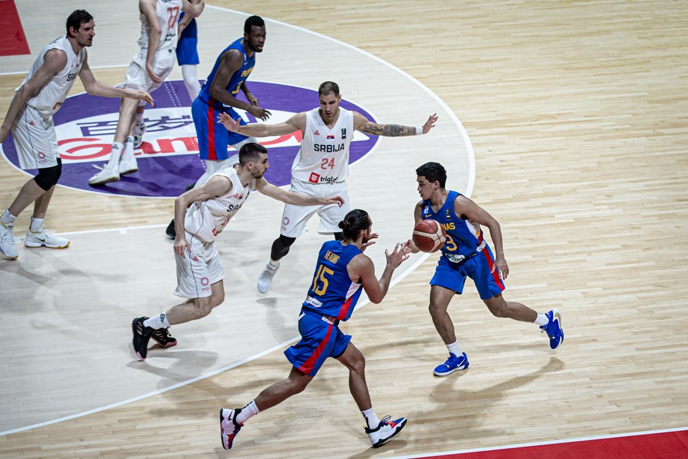 Gilas Pilipinas vs Serbia in the Fiba Olympic Qualifiers
