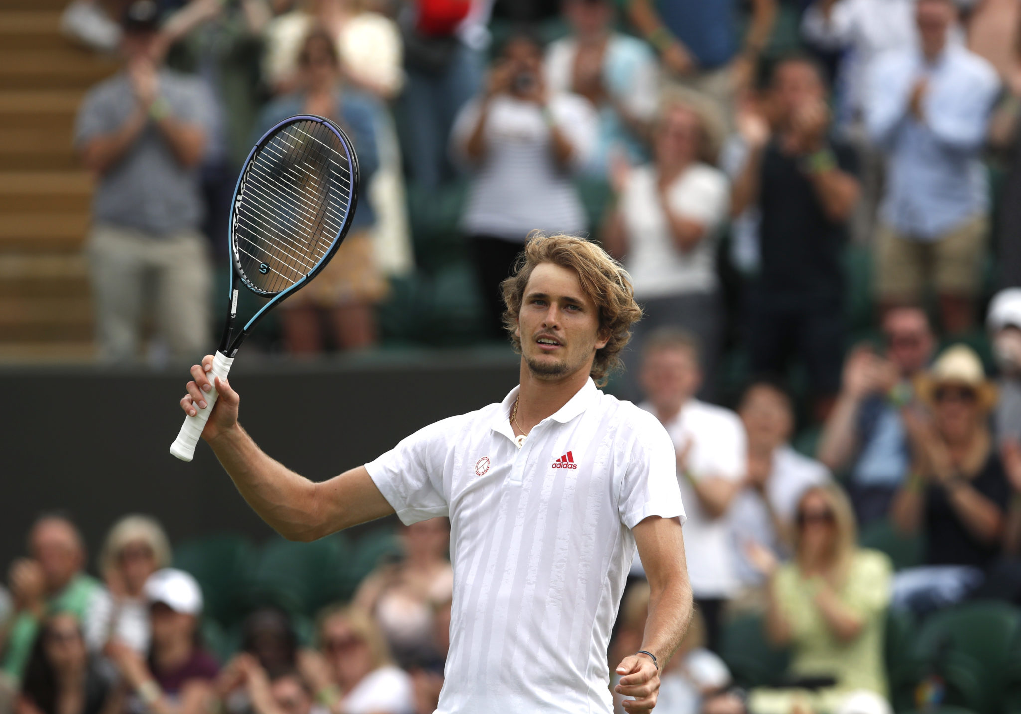 Zverev reaches second week at Wimbledon with eye on big prize