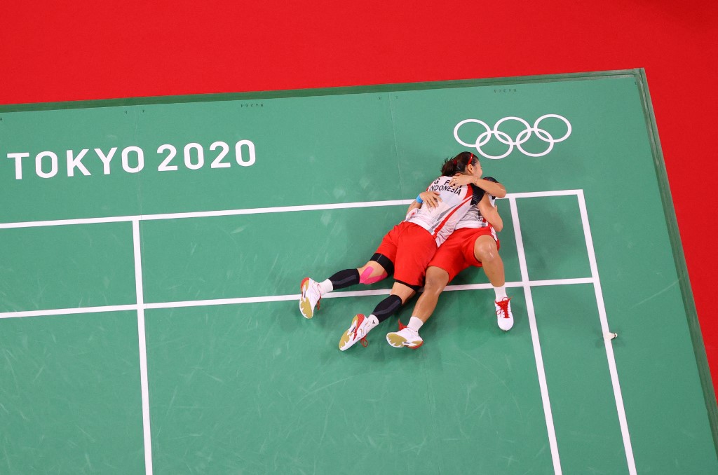 Indonesia badminton gold Tokyo Olympics