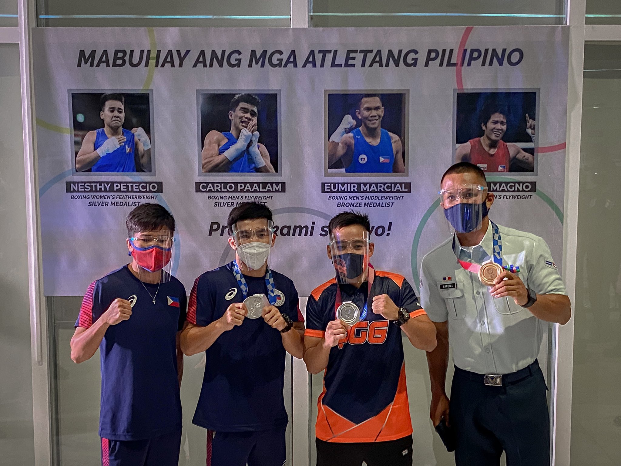 Philippine boxing team Tokyo