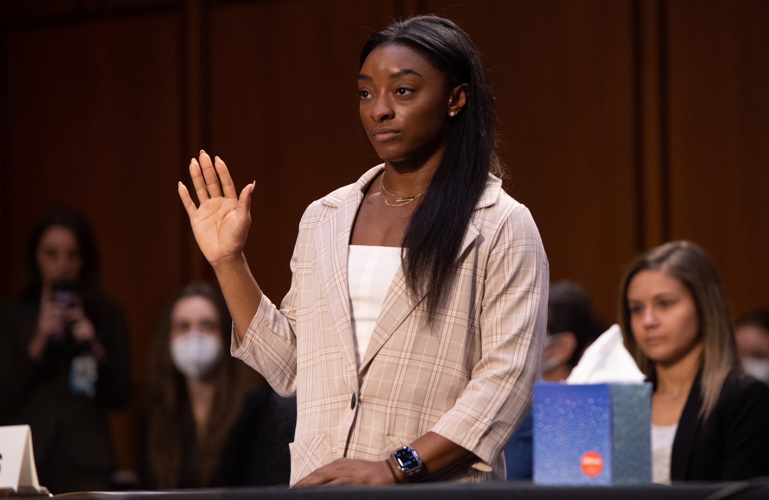 Simone Biles condemns U.S. Olympic Committee, FBI for sex-abuse crisis