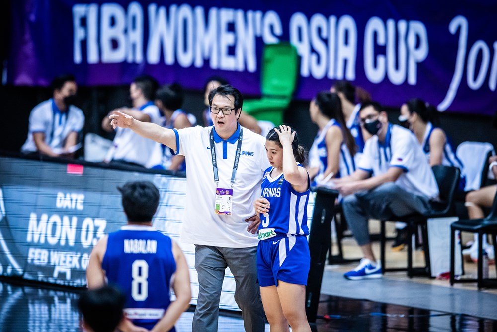 Gilas Women's coach Pat Aquino