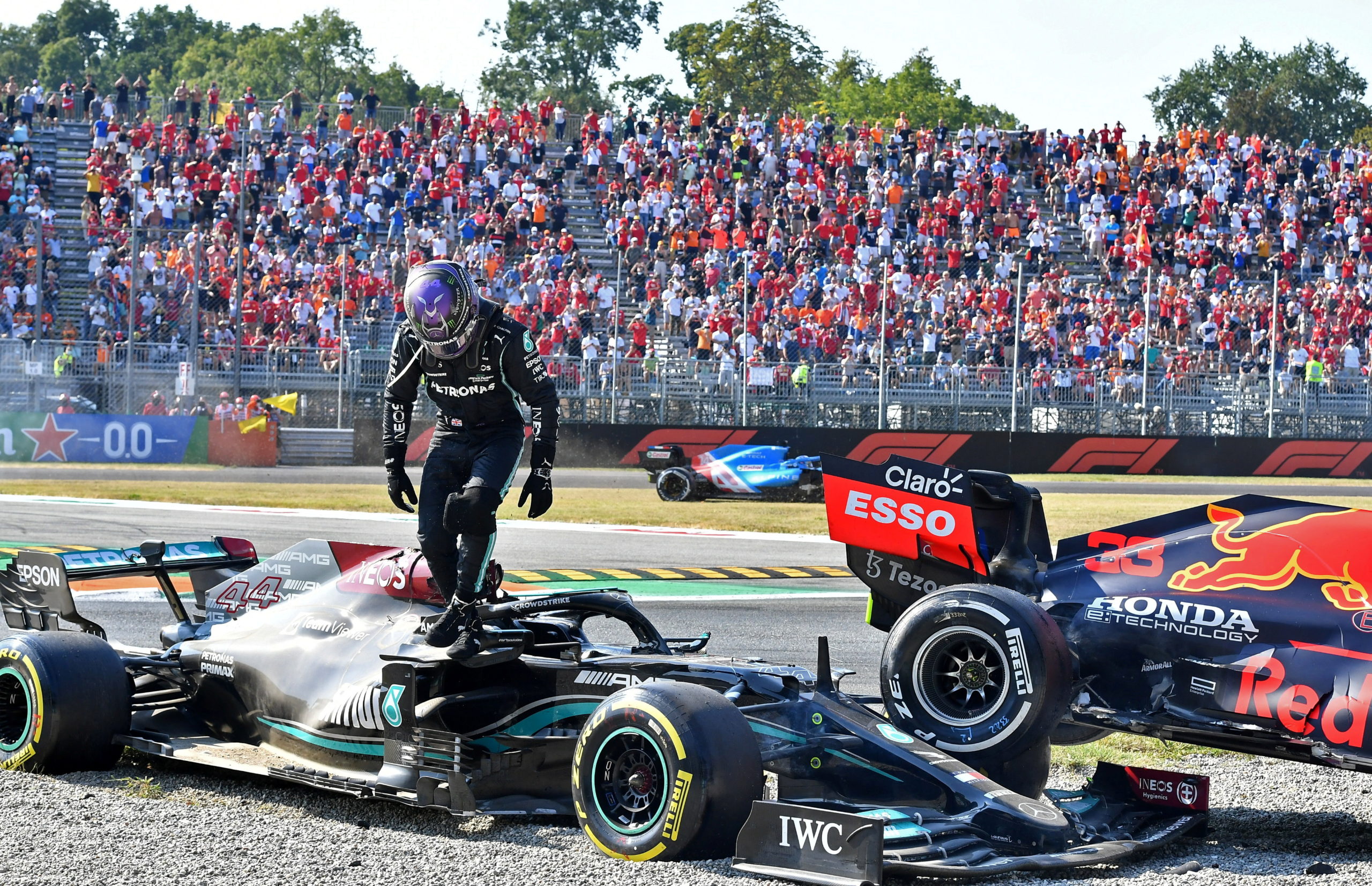 Lewis Hamilton Max Verstappen Monza
