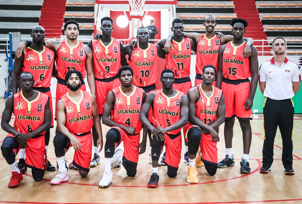 Uganda's national basketball team in the  2021 Fiba Afrobasket qualifiers.