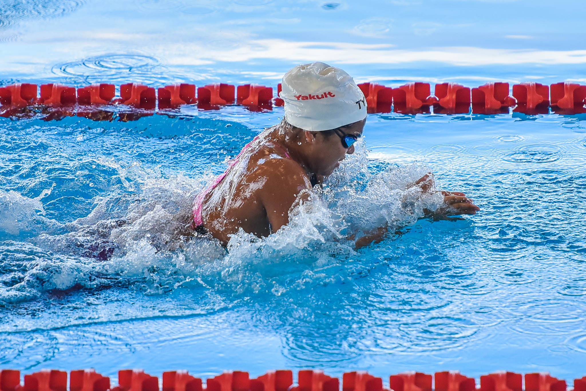 Swimmer Thanya Dela Cruz. 