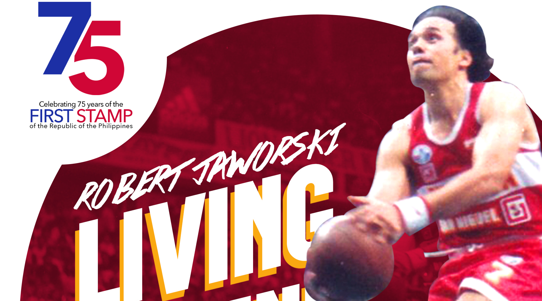 PBA legend Robert Jaworski honored with commemorative stamp Inquirer