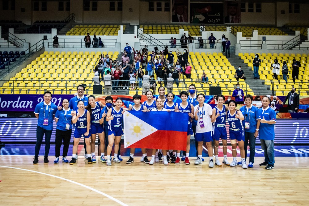 Gilas Pilipinas women after wrapping up their Fiba Asia Cup Division 1 campaign. FIBA BASKETBALL