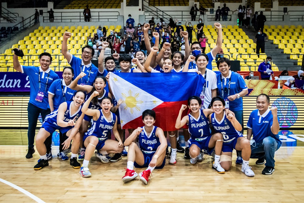 Gilas Pilipinas women after wrapping up their Fiba Asia Cup Division 1 campaign. 