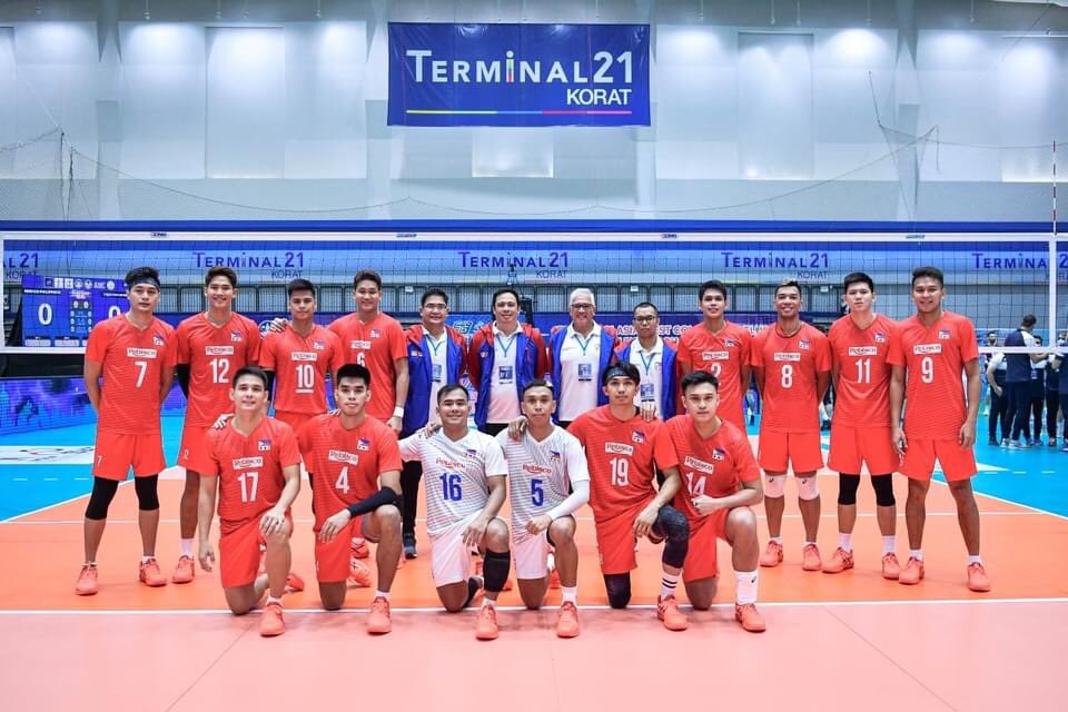 Rebisco men's team in the 2021 AVC Asian Men’s Club Volleyball Championship.