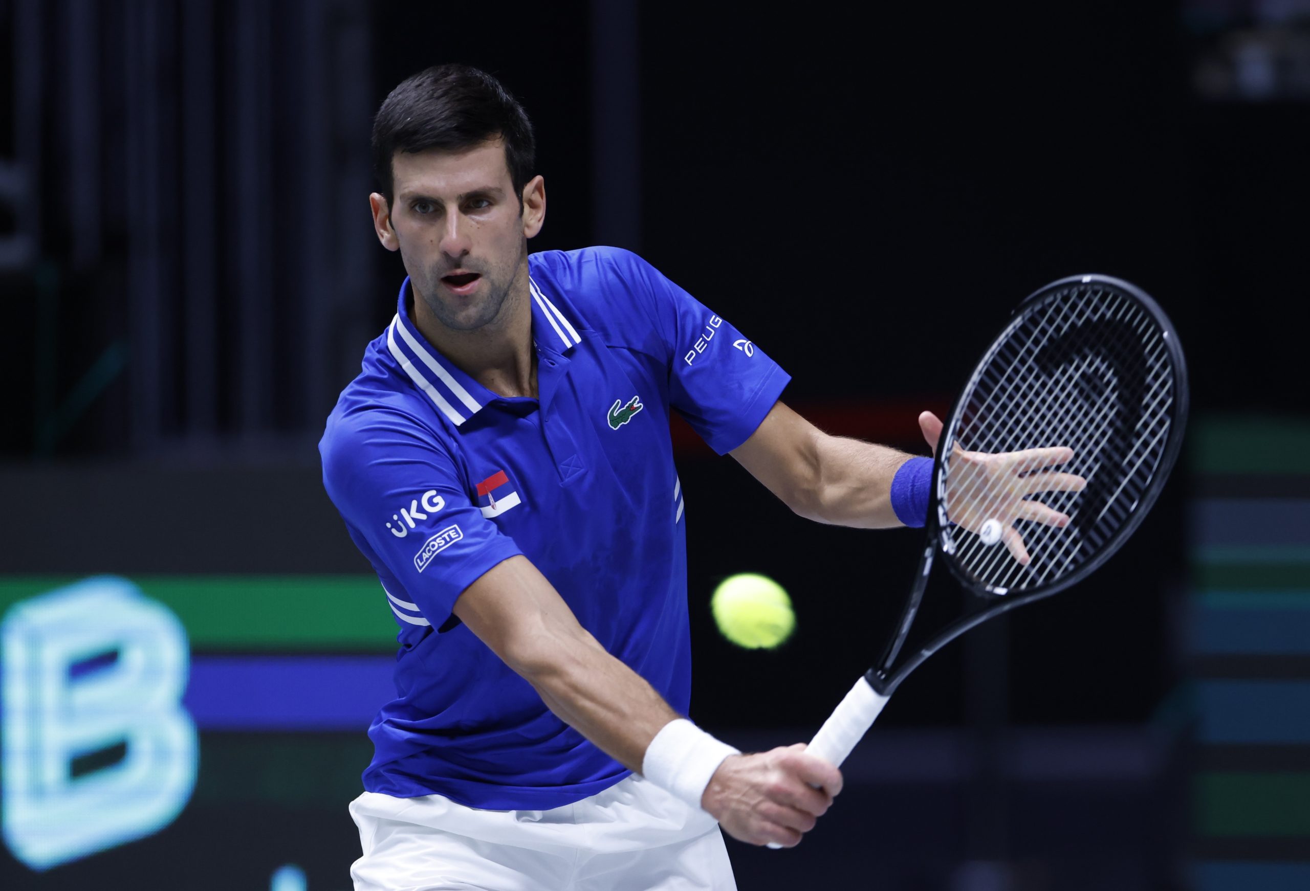 Djokovic gives Serbia 2-0 lead in Davis Cup Finals, Italy down U.S.