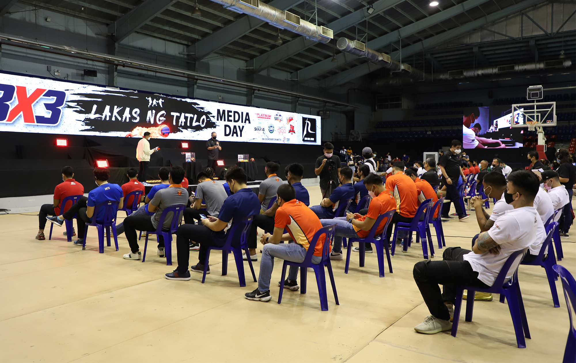 PBA 3x3 Media day on Saturday at Ynares Sports Arena, Pasig.
