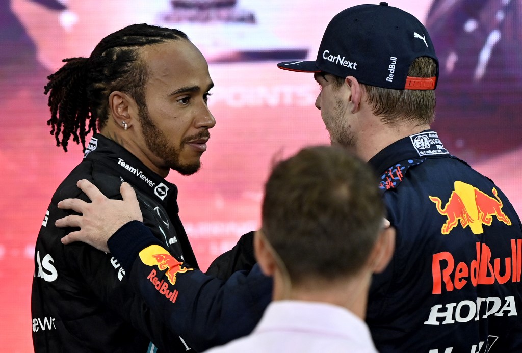 Lewis Hamilton Max Verstappen Abu Dhabi Grand Prix