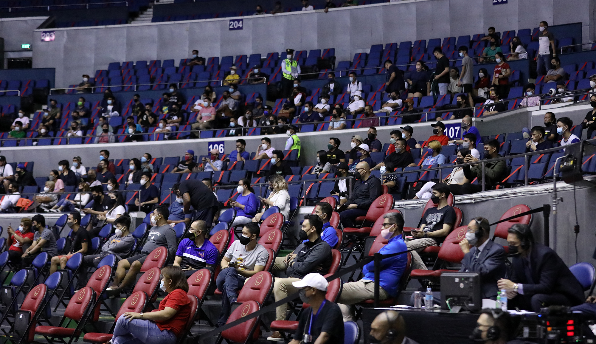 Fans are back at the Big Dome.