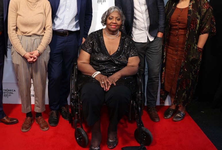 Lusia Harris and Brandon Somerhalder attend the 2021 Tribeca Festival Premiere Shorts: "Go Big" at Hudson Yards on June 10, 2021 in New York City. 