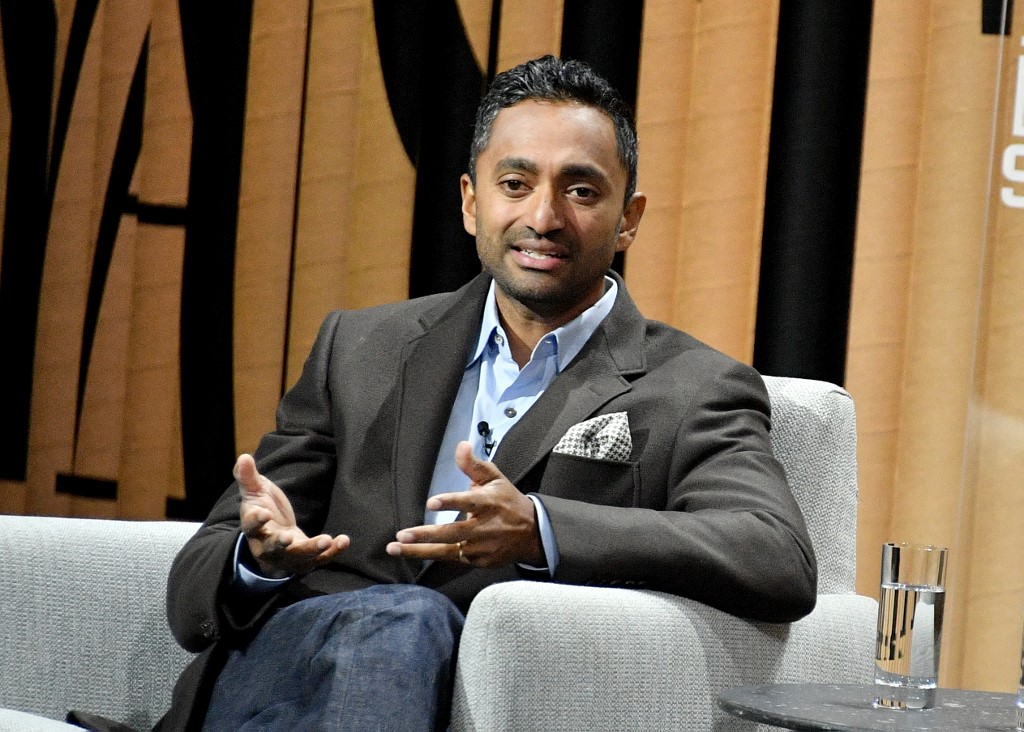 Founder/CEO of Social Capital, Chamath Palihapitiya, speaks onstage during the Vanity Fair New Establishment Summit at Yerba Buena Center for the Arts on October 19, 2016 in San Francisco, California.   