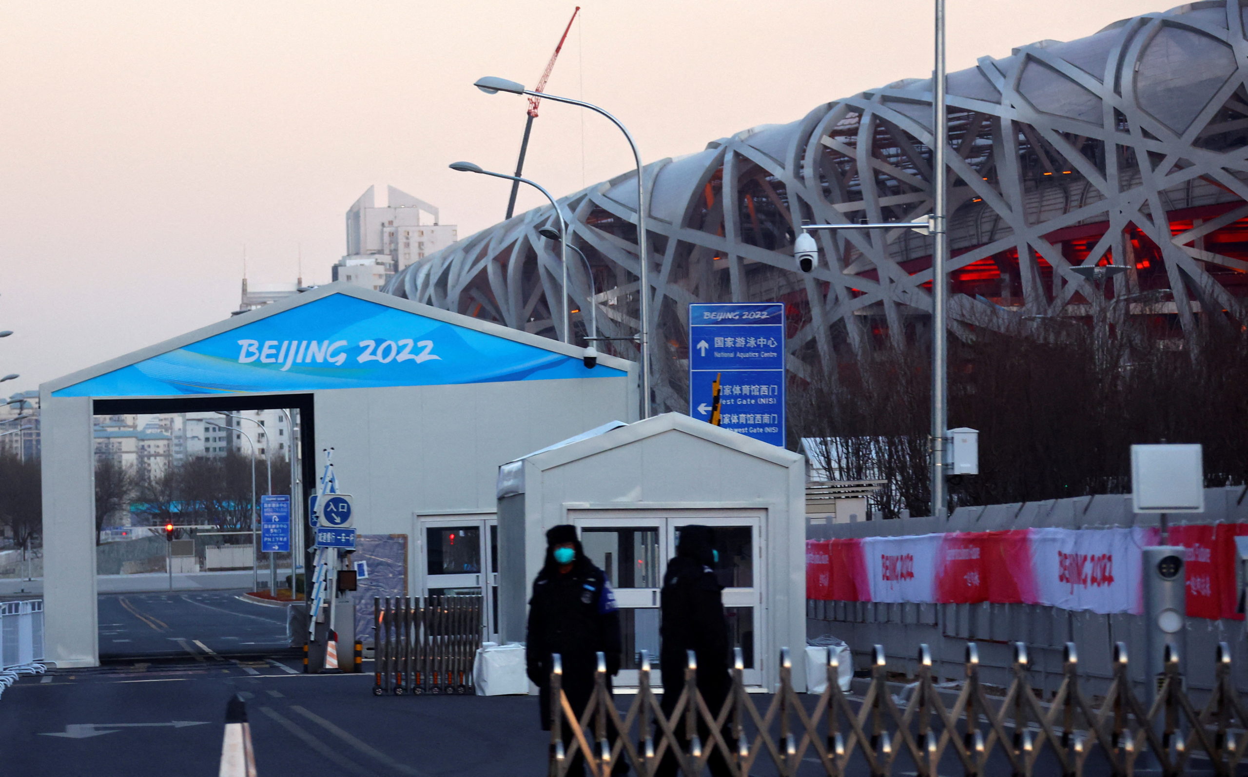 wn as the Bird's Nest, where the opening and closing ceremonies of Beijing 2022 Winter Olympics will be held in Beijing, China January 11, 2022. 