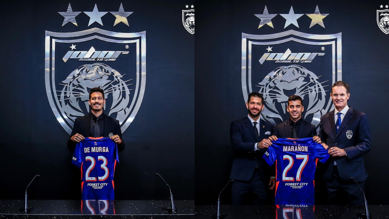  Carli de Murga and Bienve Marañon join Malaysian football champion Johor Darul Ta'zim.