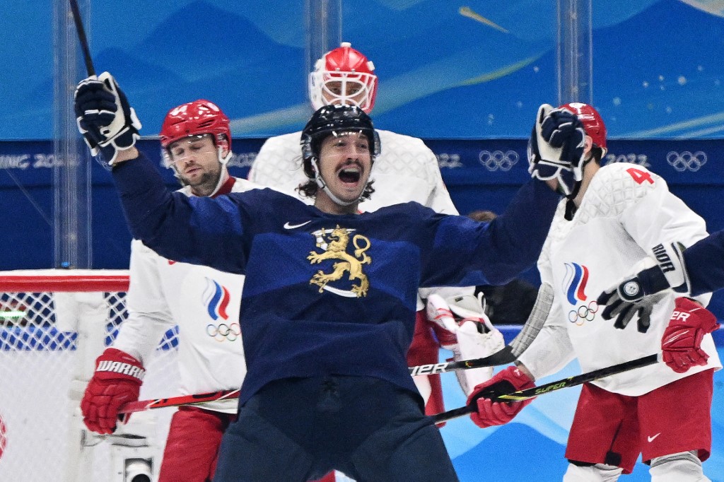 Finland Bjorninen hockey Beijing Winter Olympics