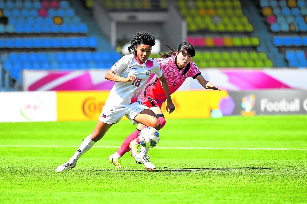 The gritty Philippine side bows out of championship contention in the Asian Football Confederation Women’s Asian Cup with its head held high after making a historic entry to the Fifa World Cup. —PHOTOS courtesy of AFC. COM.