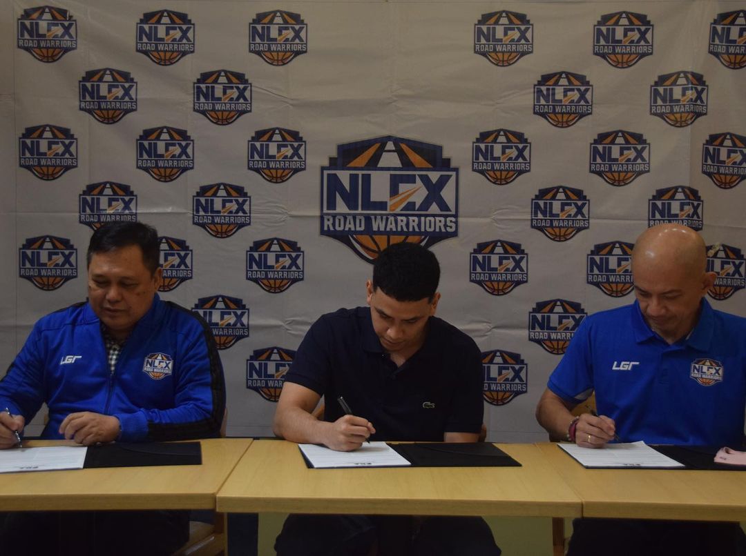 Matt Nieto signs contract with NLEX Road Warriors in the PBA. 