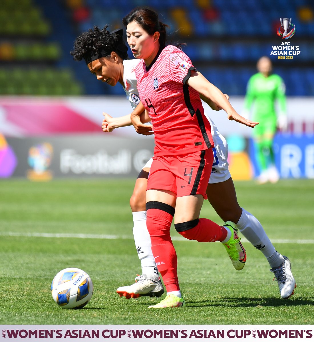 Philippines vs South Korea in the AFC Women's Asian Cup. AFC PHOTO