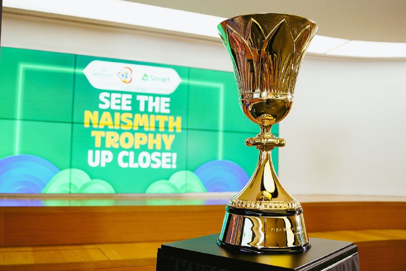 The Fiba Basketball World Cup Naismith Trophy. –SMART PHOTO