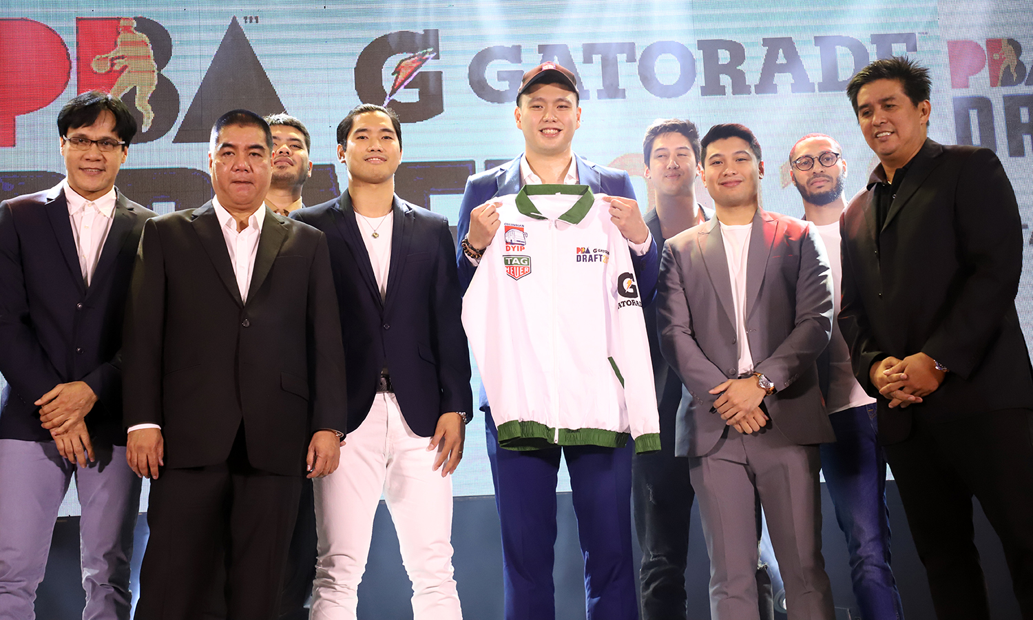Gilas standout Isaac Go during the 2019 PBA Draft. 