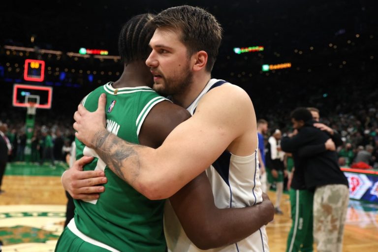 NBA: Luka Doncic, Spencer Dinwiddie Lift Mavericks Over Celtics ...