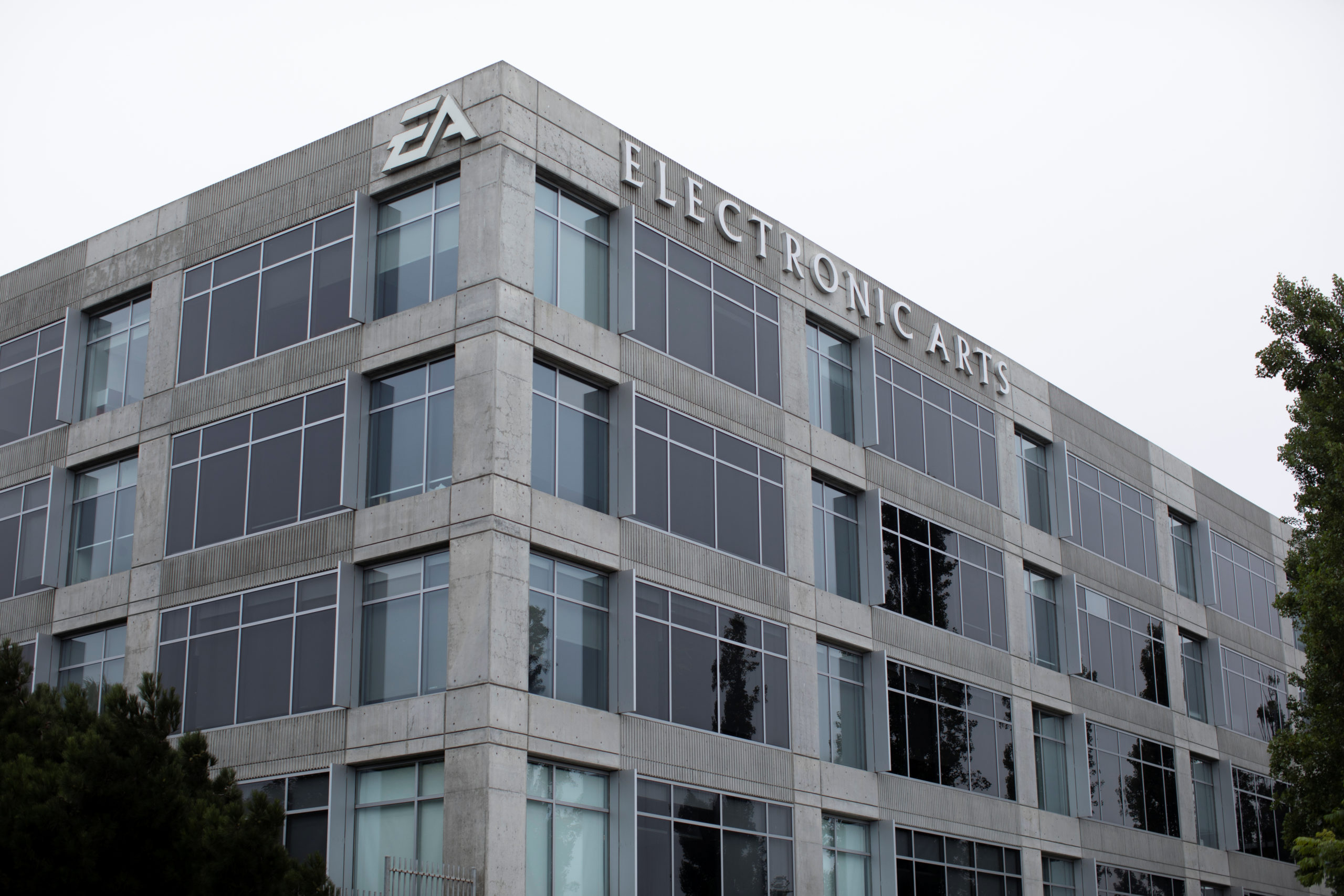 An Electronic Arts office building is shown in Los Angeles, California, U.S., July 27, 2020. 