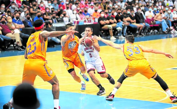 LA Tenorio readily owns up to the Game 3 loss and vows to redeem self. —PBA IMAGES