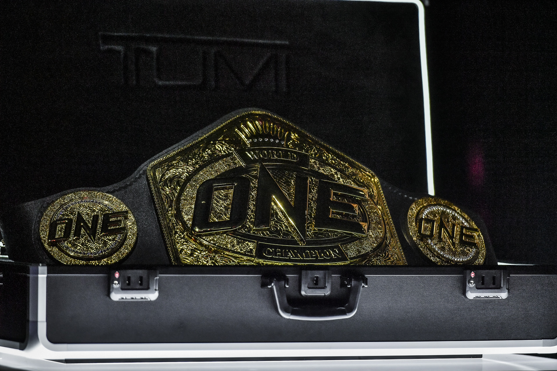 ONE Championship's new world championship belt.