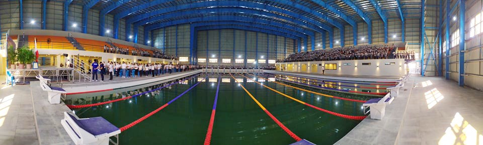 Muntinlupa City unveils the Aquatic Center, the first indoor Olympic-size swimming pool in the Philippines, on March 1.