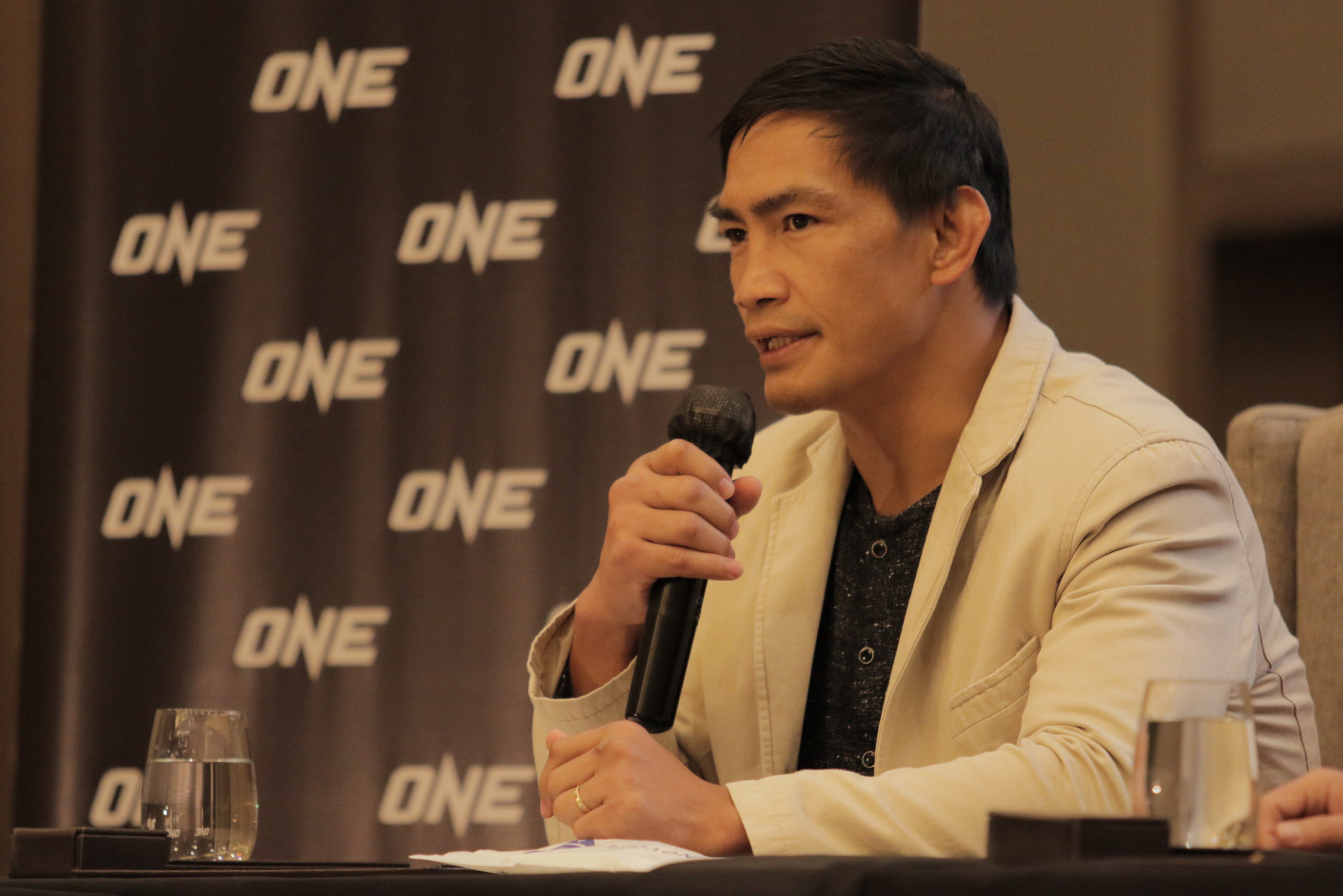 Eduard Folayang during ONE Championship's Media Day for its 10th anniversary event. ONE PHOTO