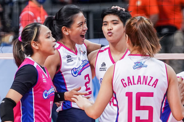 Pvl Creamline Back In Finals After Choco Mucho Semis Sweep Inquirer Sports