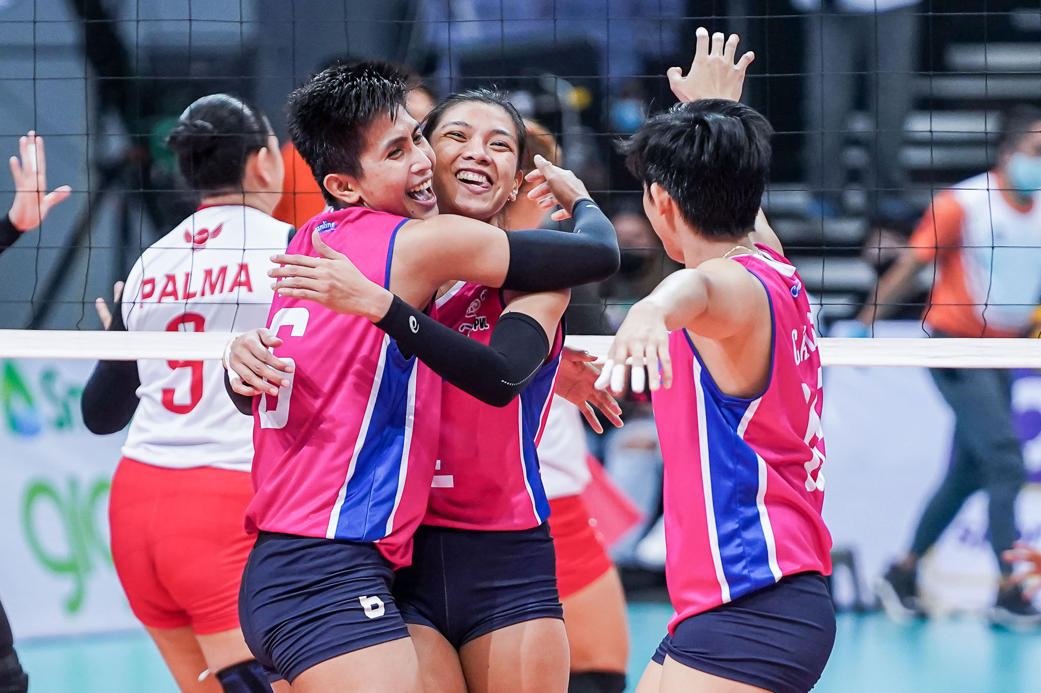 Creamline Cool Smashers close in on the Open Conference title. PVL PHOTO