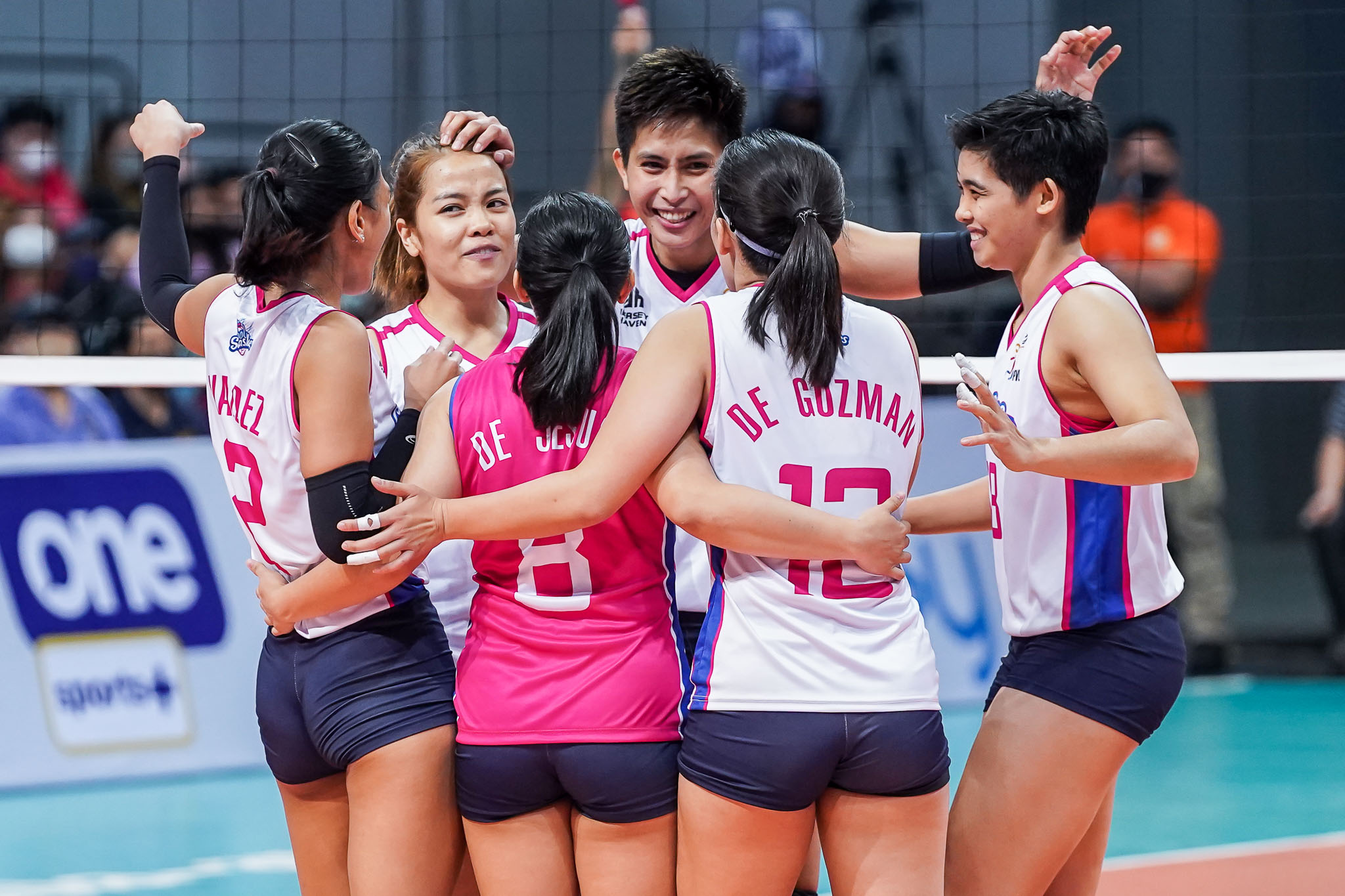 Creamline Cool Smashers in the semifinals. PVL PHOTO