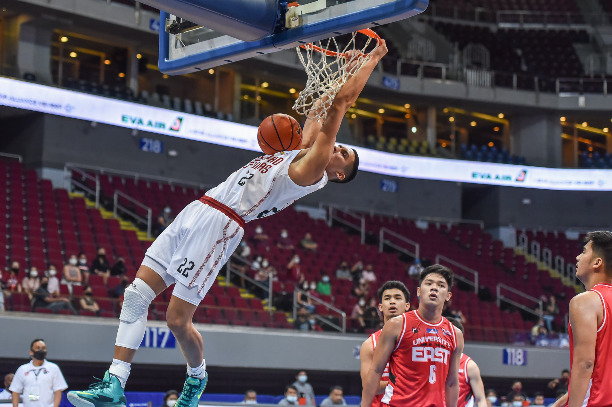 UP's Zavier Lucero soars for a dunk. UAAP PHOTO