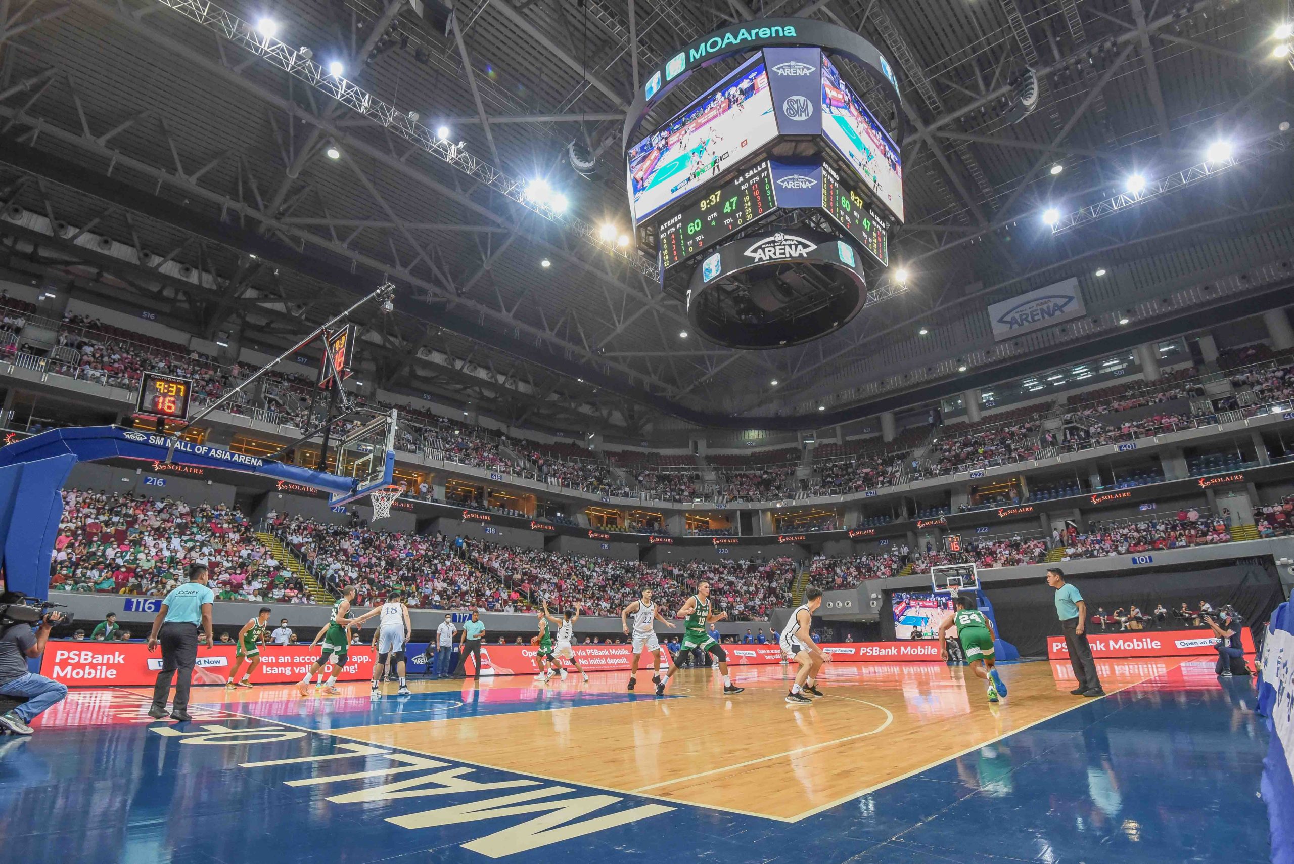 Crowd during the Ateneo-La Salle match in the UAAP Season 84. UAAP PHOTO