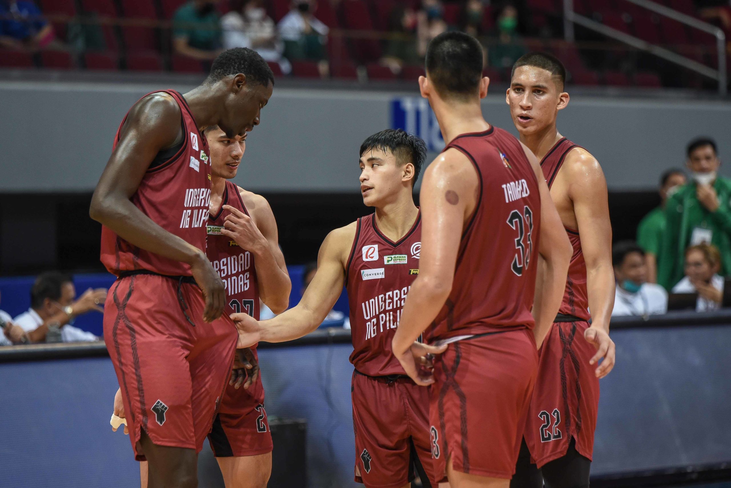 UP Fighting Maroons vs La Salle Green Archers in the UAAP Season 84 men's basketball action. UAAP PHOTO