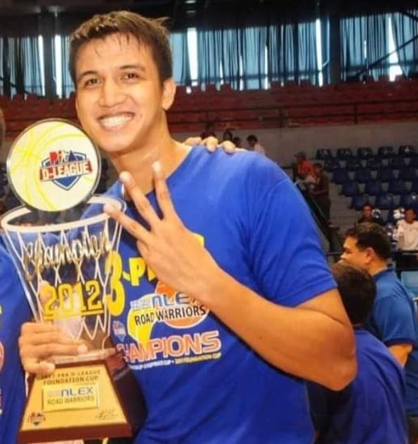 Photo of former NLEX player Eric-Suguitan who died on Good Friday.