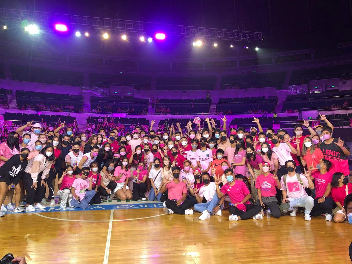 Attendees of the ANGATLETA event at Smart Araneta Coliseum on Tuesday.