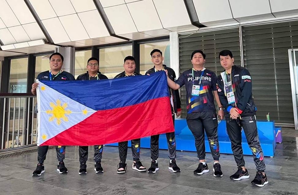 Team Sibol Crossfire in the 31st SEA Games esports competition. SIBOL PHOTO