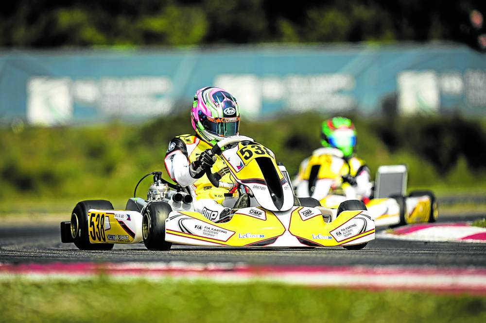 William John Riley Go is driven to achieve bigger things in karting. —FIA KARTING ACADEMY.