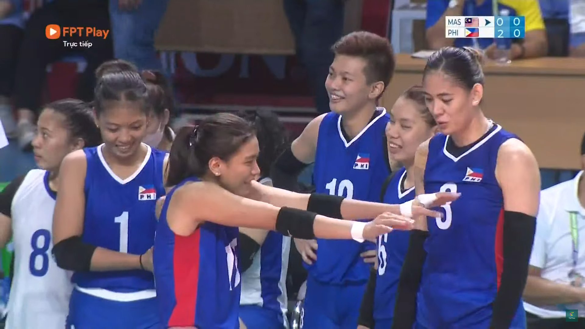 Philippine women's volleyball team. 